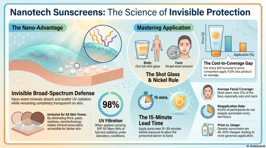 sunscreen application