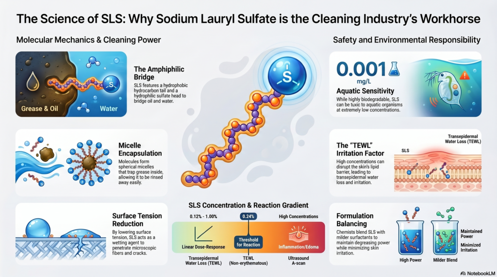 sodium lauryl sulfate uses