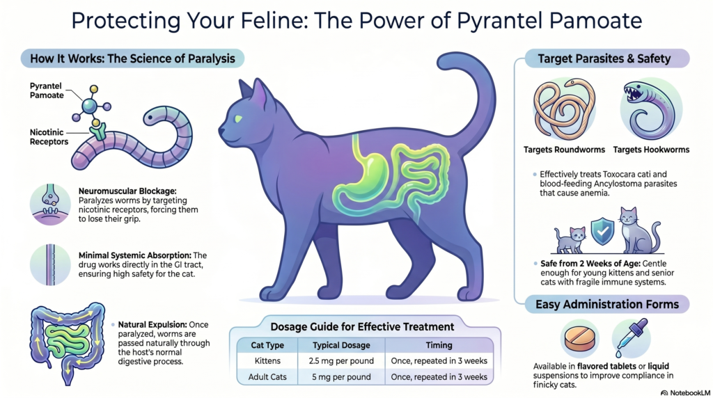 pyrantel pamoate for cats