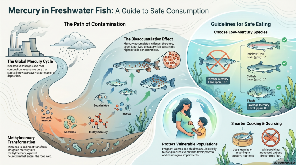 do freshwater fish have mercury
