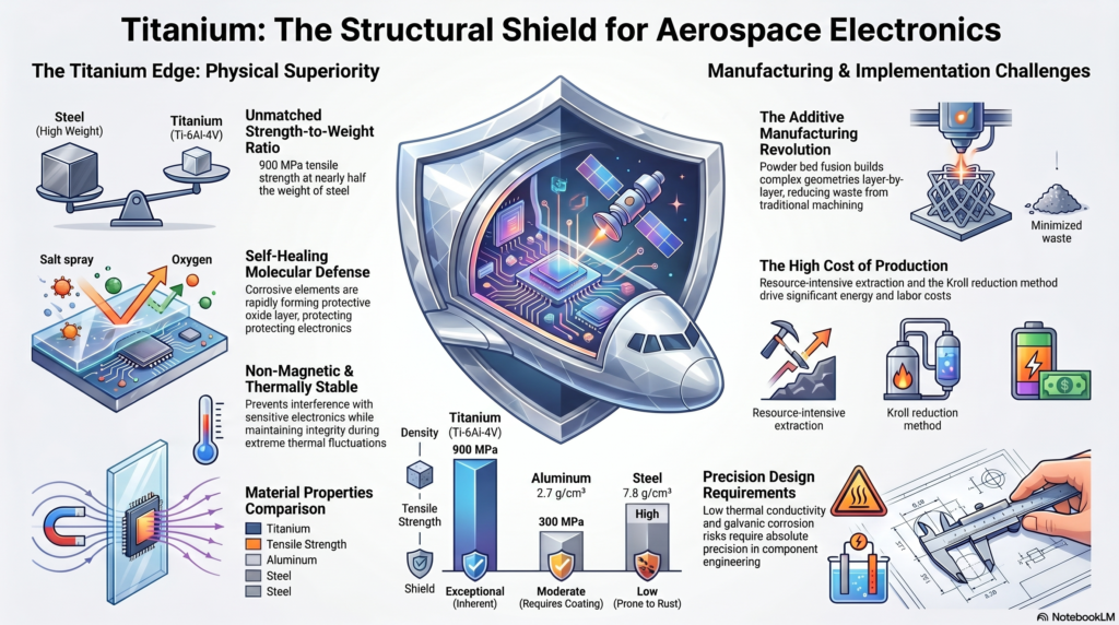 titanium metal in electronics casings