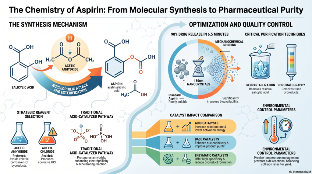 aspirin synthesis mechanism