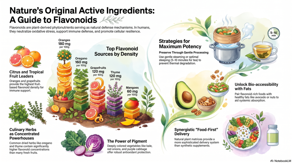 foods highest in flavonoids