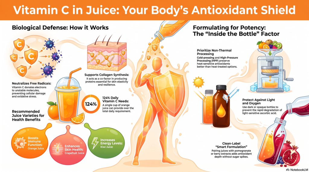 vitamin c in juice drinks