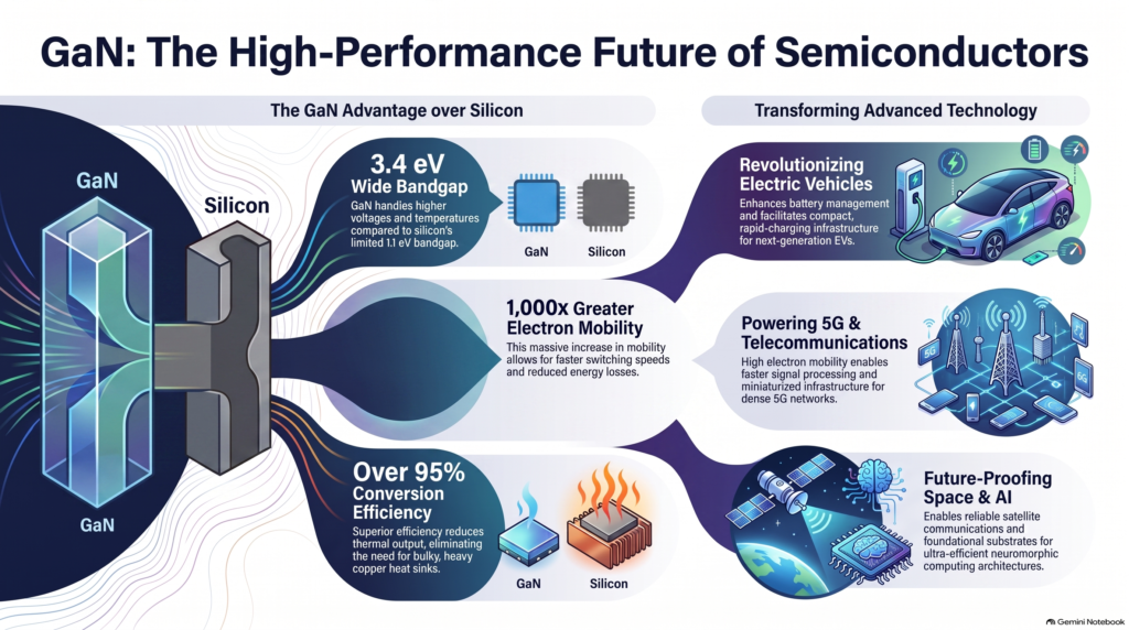 gallium nitride (GaN) electronic components